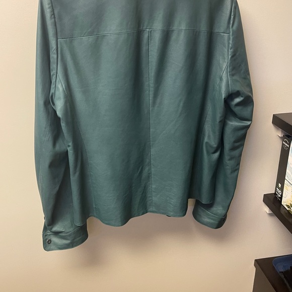 Elli Tahari Leather Jacket hardly worn. - Picture 2 of 3